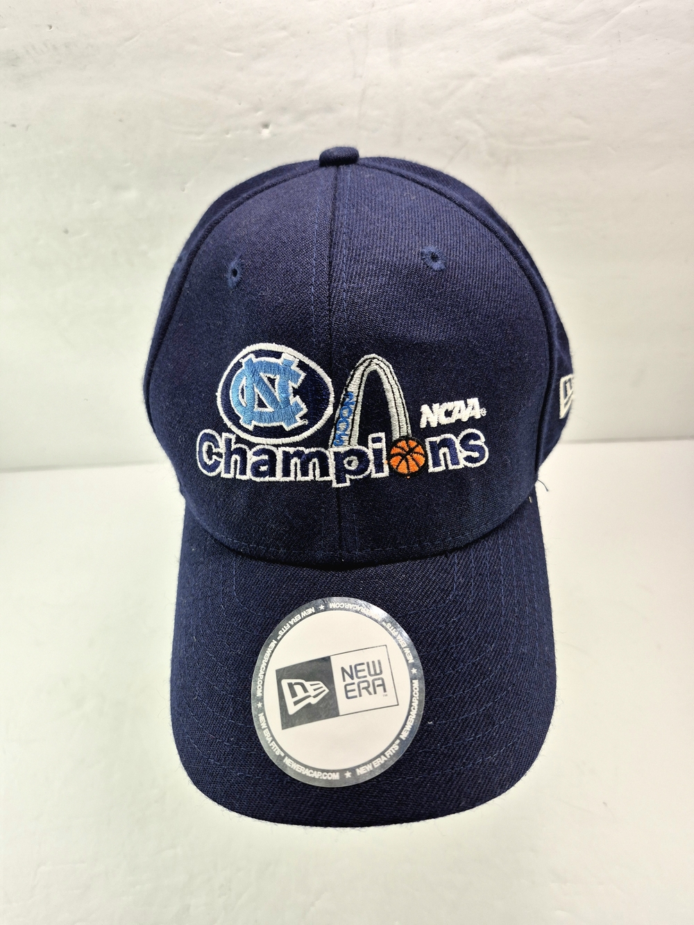 NWT New Era UNC Tar Heels 2005 NCAA Basketball National Champions Hat Navy Blue